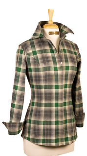 FOREVER FLANNEL SHIRT IN EUCALYPTUS