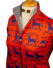HOUND LOVE & NAVY GINGHAM SHIRT