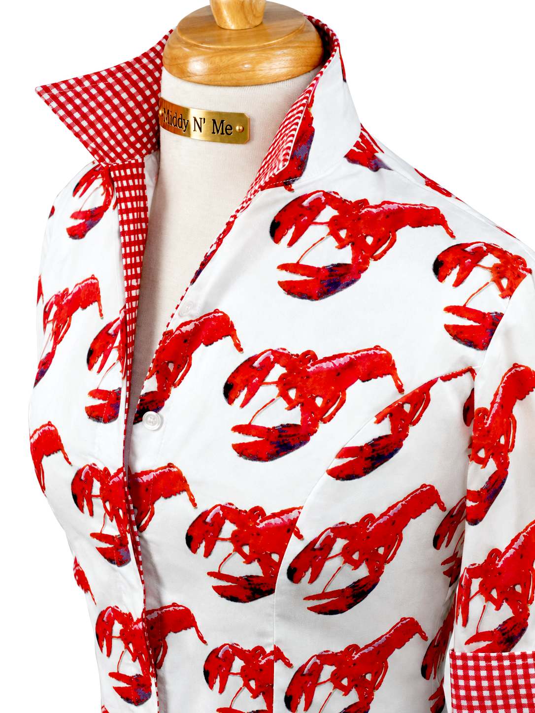 LOBSTA LOVE SHIRT IN RED