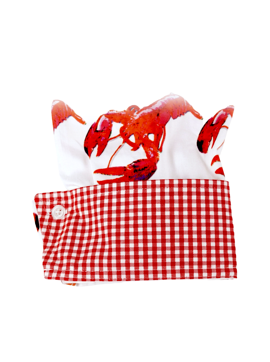 LOBSTA LOVE SHIRT IN RED