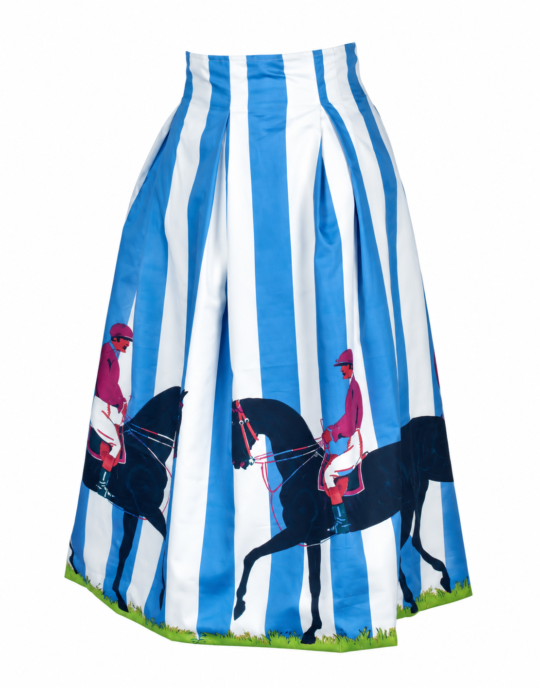 PADDOCK PARADE SKIRT IN CORNFLOWER