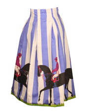 PADDOCK PARADE SKIRT IN CORNFLOWER
