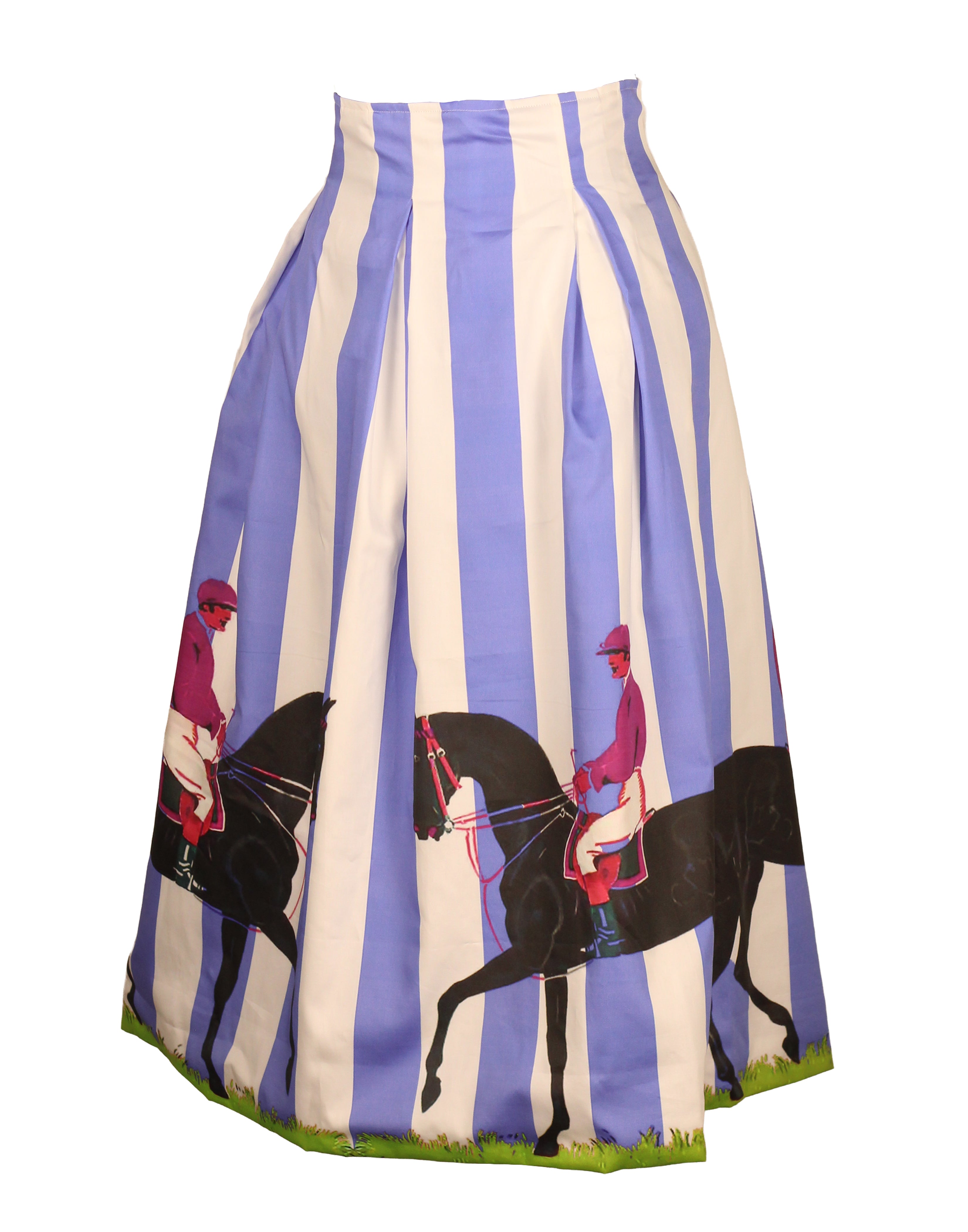 PADDOCK PARADE SKIRT IN CORNFLOWER