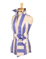PADDOCK STRIPE SHIRT IN CORNFLOWER
