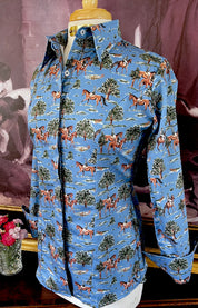 RIVER ROAD SHIRT IN CORNFLOWER