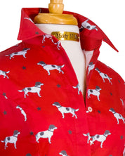 RILEY SHIRT IN CRIMSON