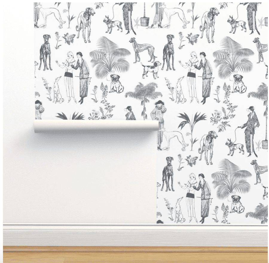 DOG SHOW WALLPAPER IN BLUE MERLE - Middy N' Me