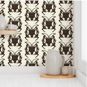 KESWICK WALLPAPER IN COFFEE - Middy N' Me