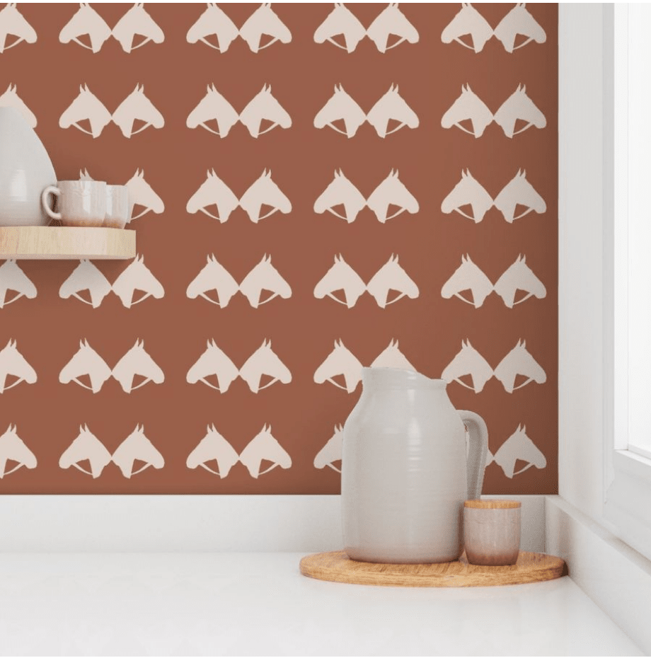 MILLBROOK WALLPAPER IN SPICE - Middy N' Me