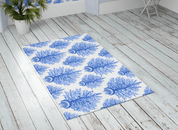 SEA BLOOMS RUG IN BLUE - Middy N' Me