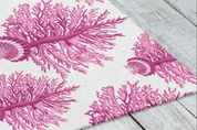 SEA BLOOMS RUG IN PINK - Middy N' Me