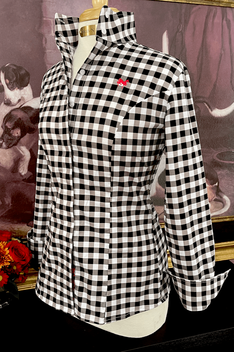 SWEET MELISSA IN ONYX GINGHAM - Middy N' Me