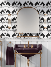 MILLBROOK WALLPAPER IN BLACK - Middy N' Me