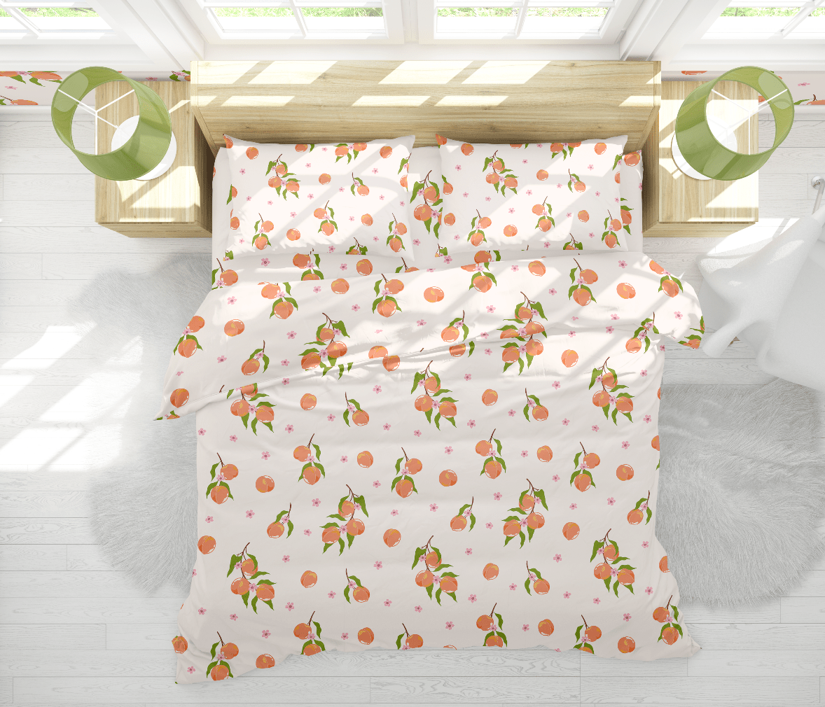 SWEET JANE DUVET IN ORANGE GROVE