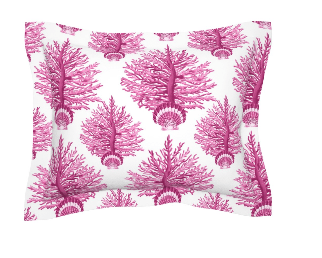 SEA BLOOMS DUVET IN PINK