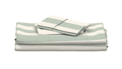 CABANA STRIPE DUVET IN SAGE