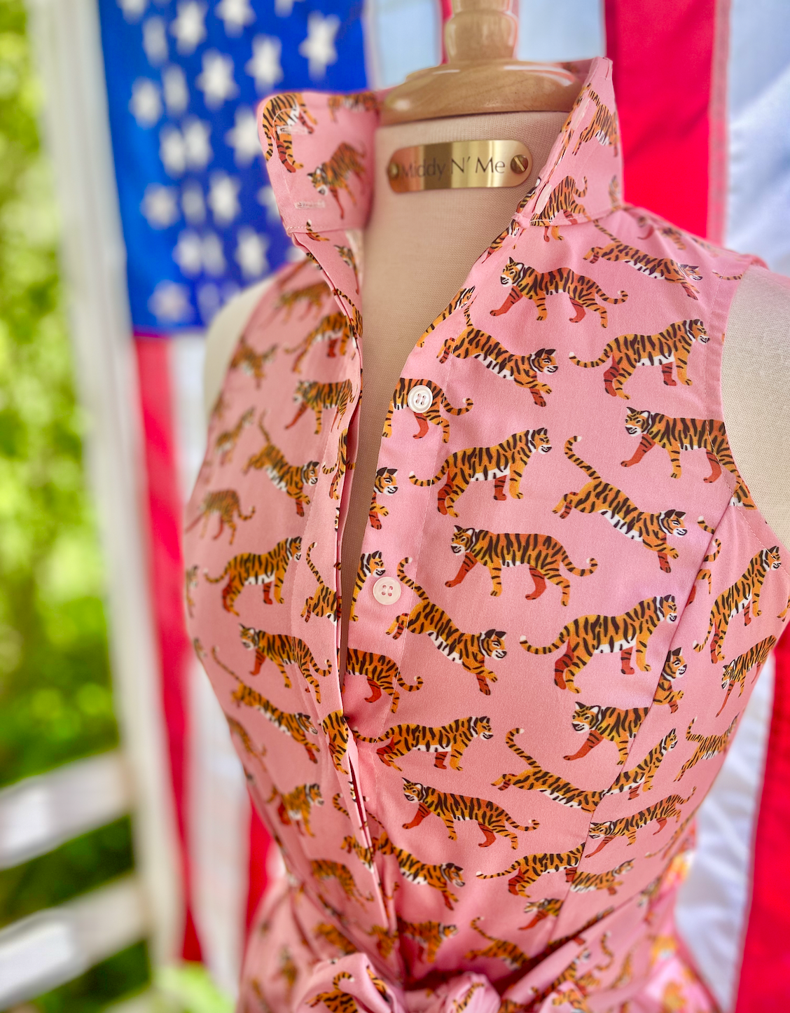 TIGER LOVE TUNIC IN ROSY