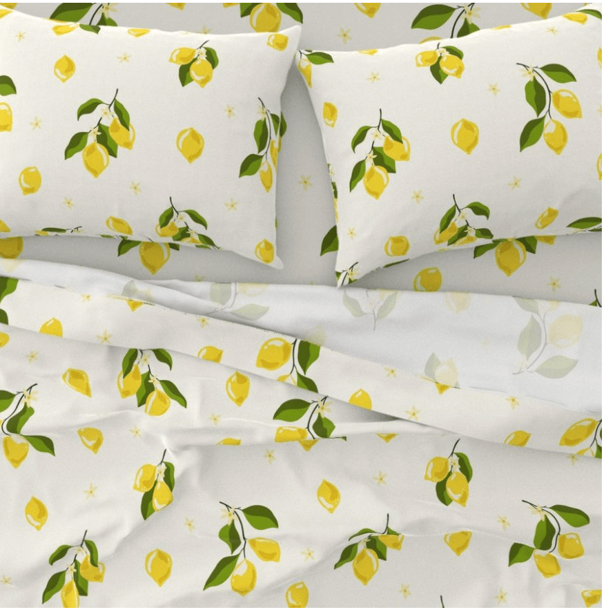 SWEET JANE DUVET IN LEMONY