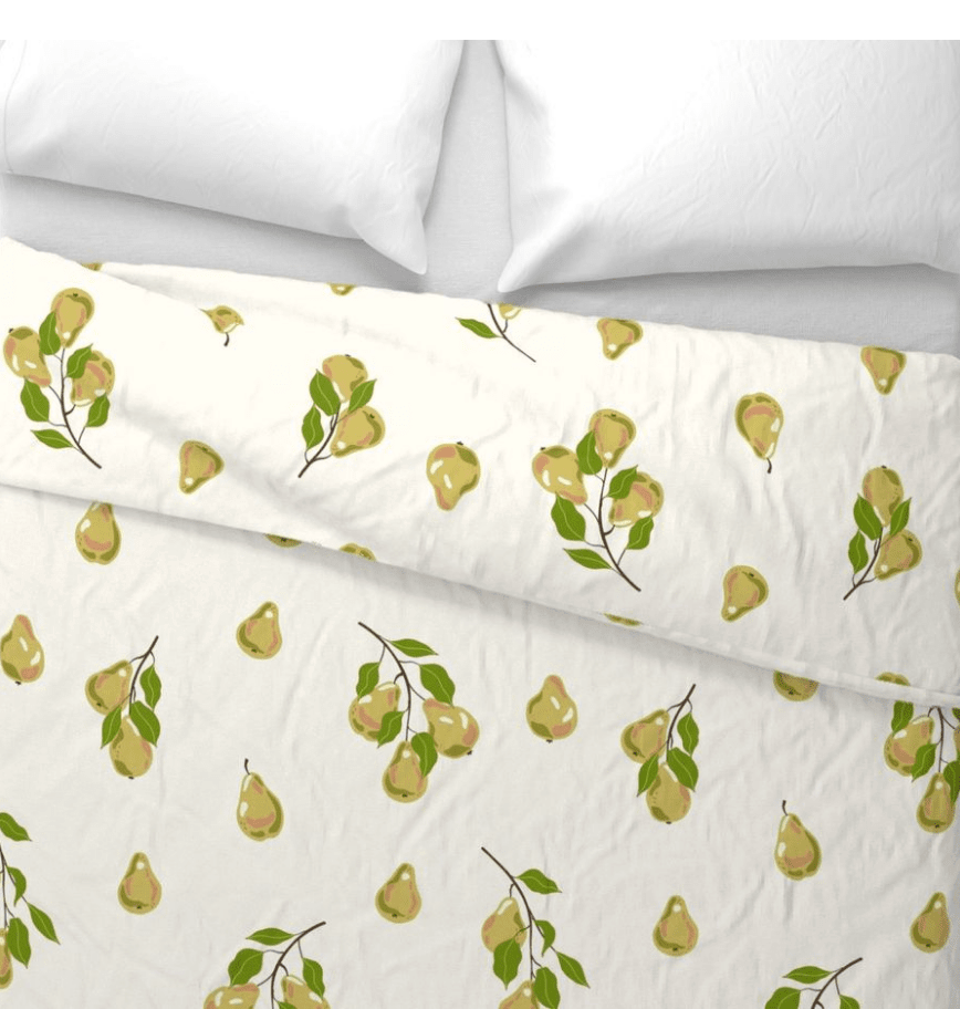 SWEET JANE DUVET IN PEAR