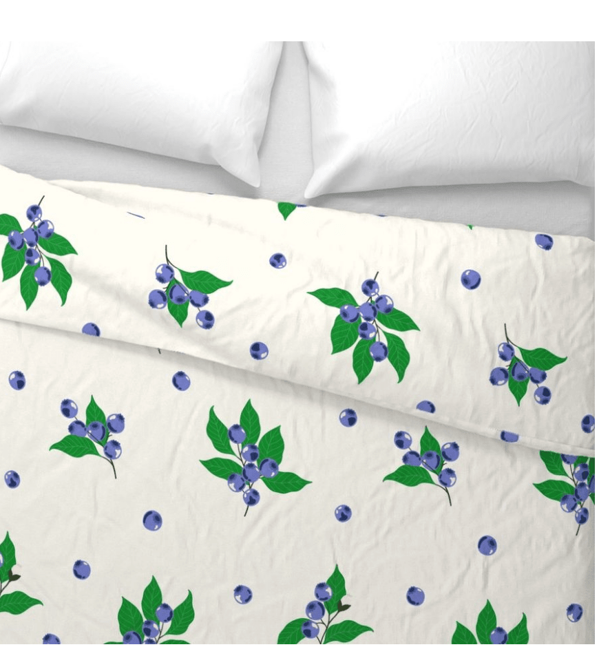 SWEET JANE DUVET IN BLUEBERRY