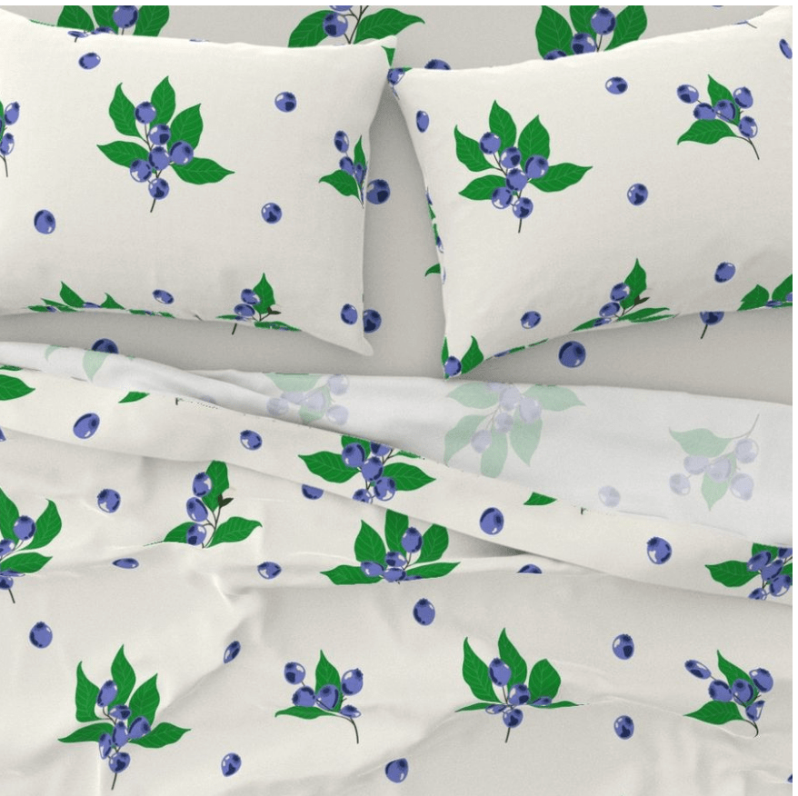 SWEET JANE DUVET IN BLUEBERRY