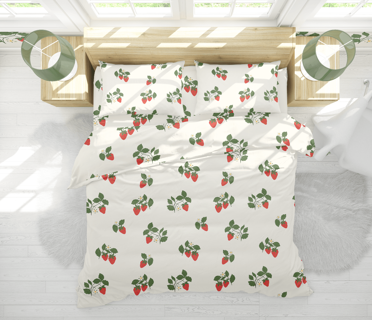 SWEET JANE DUVET IN STRAWBERRY