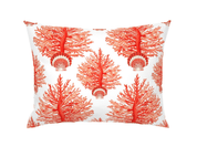 SEA BLOOMS DUVET IN ORANGE