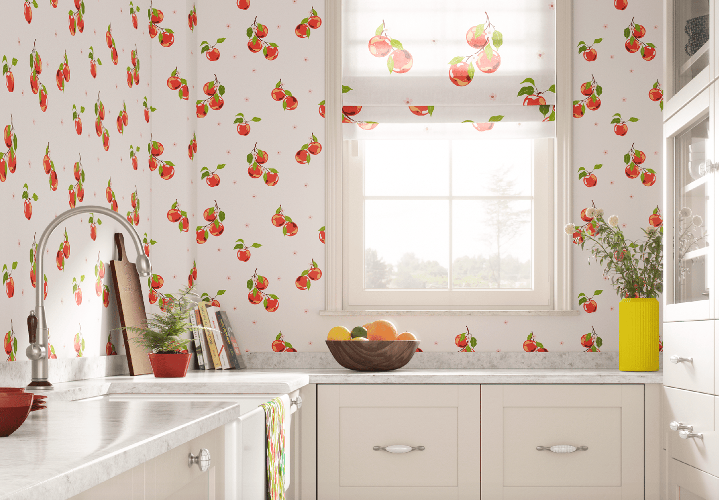 SWEET JANE IN HONEY CRISP WALLPAPER