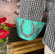 GIDDY UP SHIRT ON BLACK GINGHAM