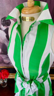 PADDOCK STRIPE SHIRT IN KELLY