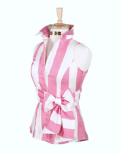 PADDOCK STRIPE SHIRT IN PERFECT PINK