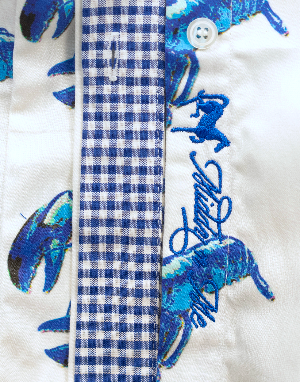 LOBSTA LOVE SHIRT IN BLUE