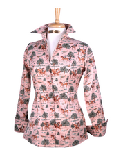 RIVER ROAD SHIRT IN ROSE