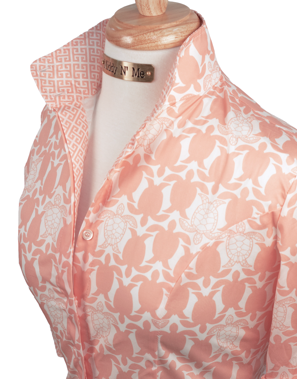 SEA ISLAND SHIRT IN JUST PEACHY
