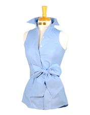 SUMMER RIDE SHIRT IN CORNFLOWER