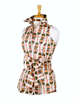 CHAMPAGNYA SHIRT WITH SASH