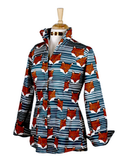 FOX LOVE SHIRT IN TEAL