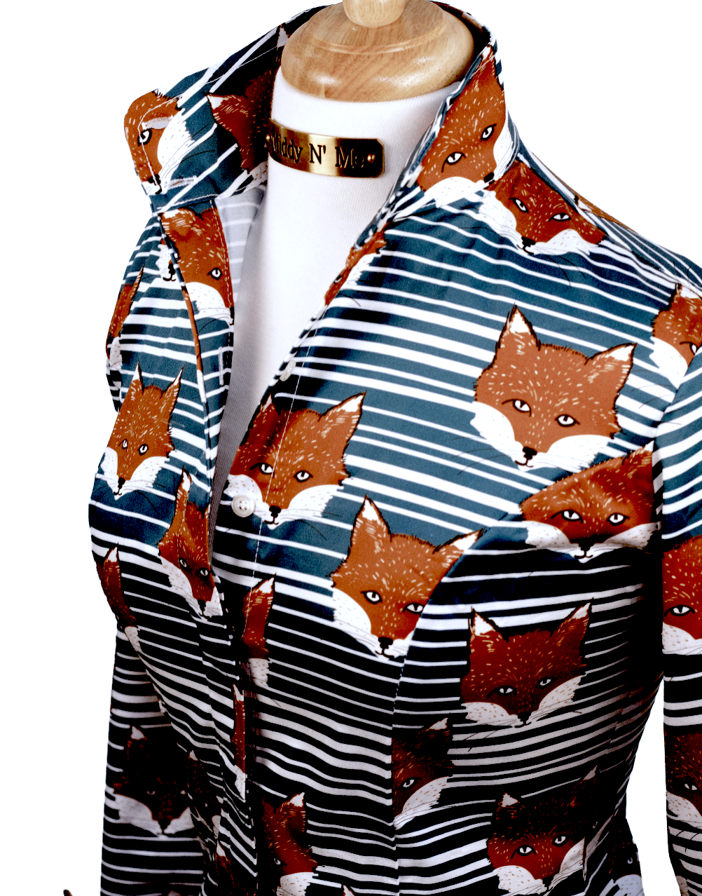FOX LOVE SHIRT IN TEAL