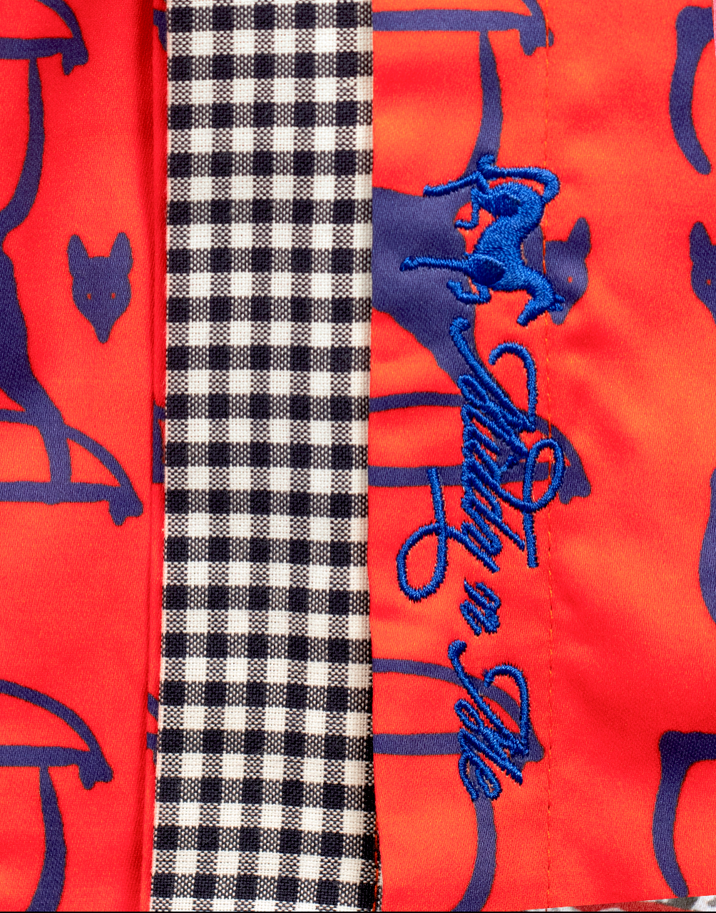 HOUND LOVE & NAVY GINGHAM SHIRT