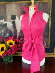 SUMMER RIDE SHIR IN FUCHSIA