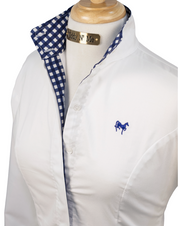 SWEET ANNIE SHIRT IN BLUEBERRY