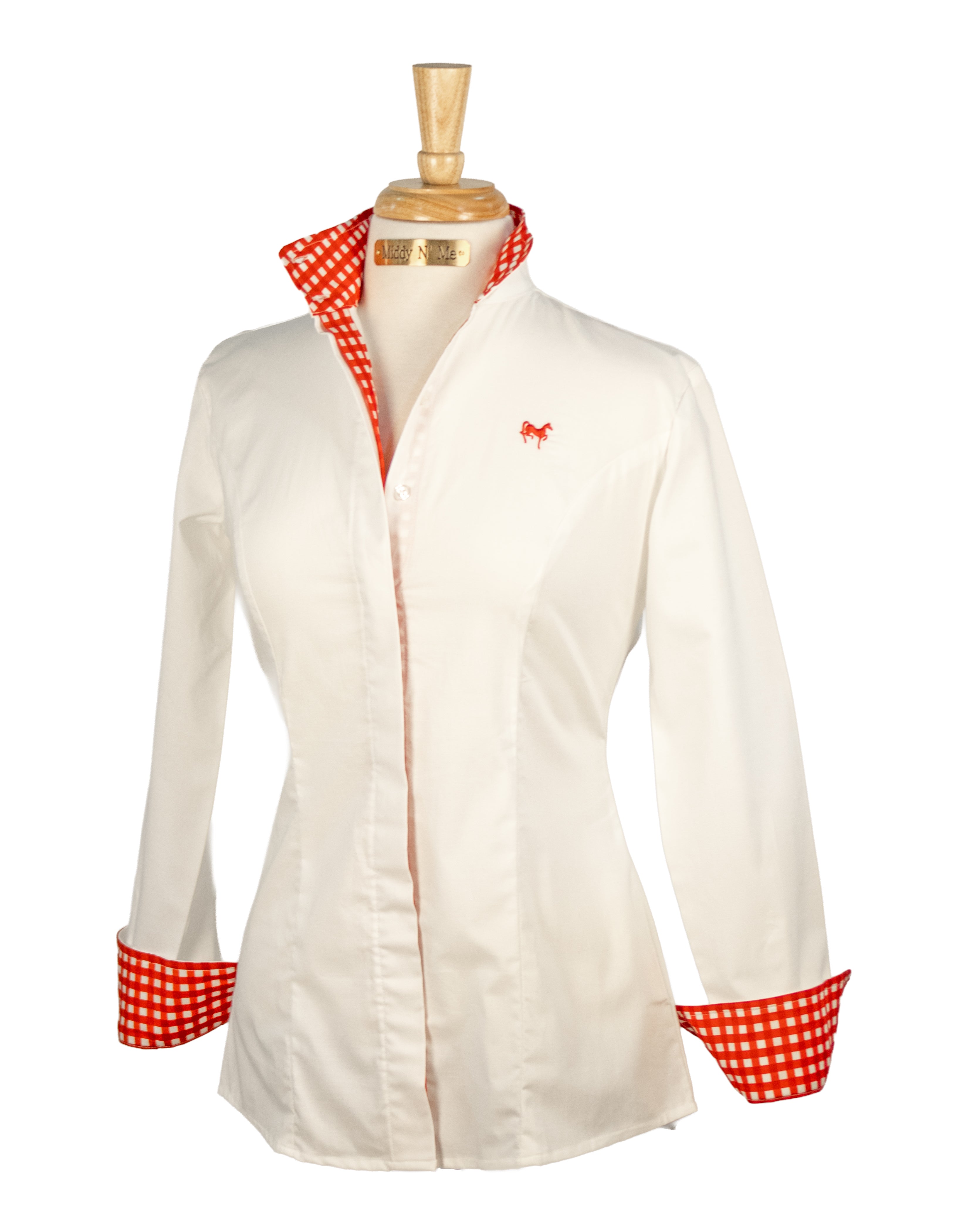 SWEET ANNIE SHIRT IN CRIMSON