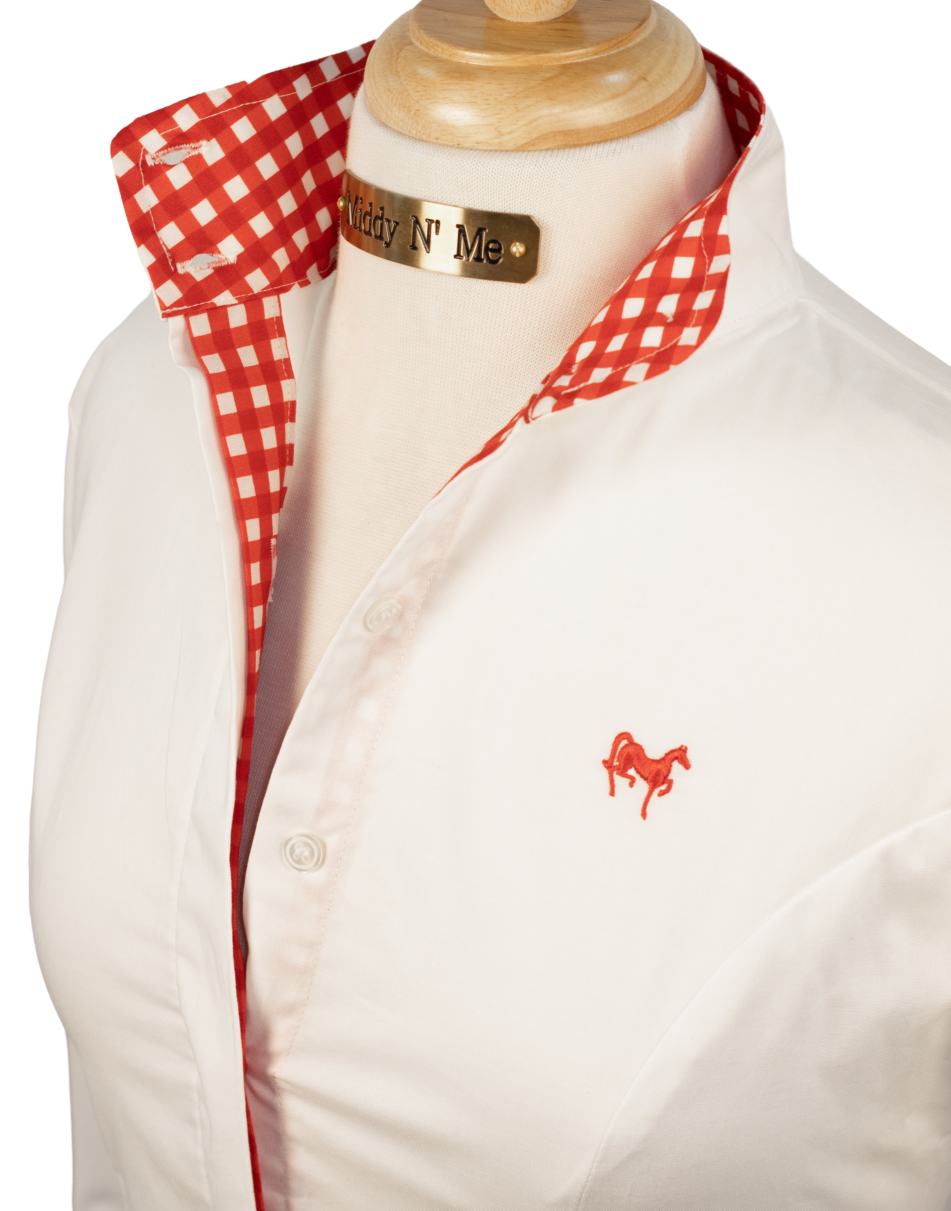 SWEET ANNIE SHIRT IN CRIMSON