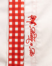 SWEET ANNIE SHIRT IN CRIMSON