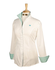 SWEET ANNIE SHIRT IN TURQUOISE