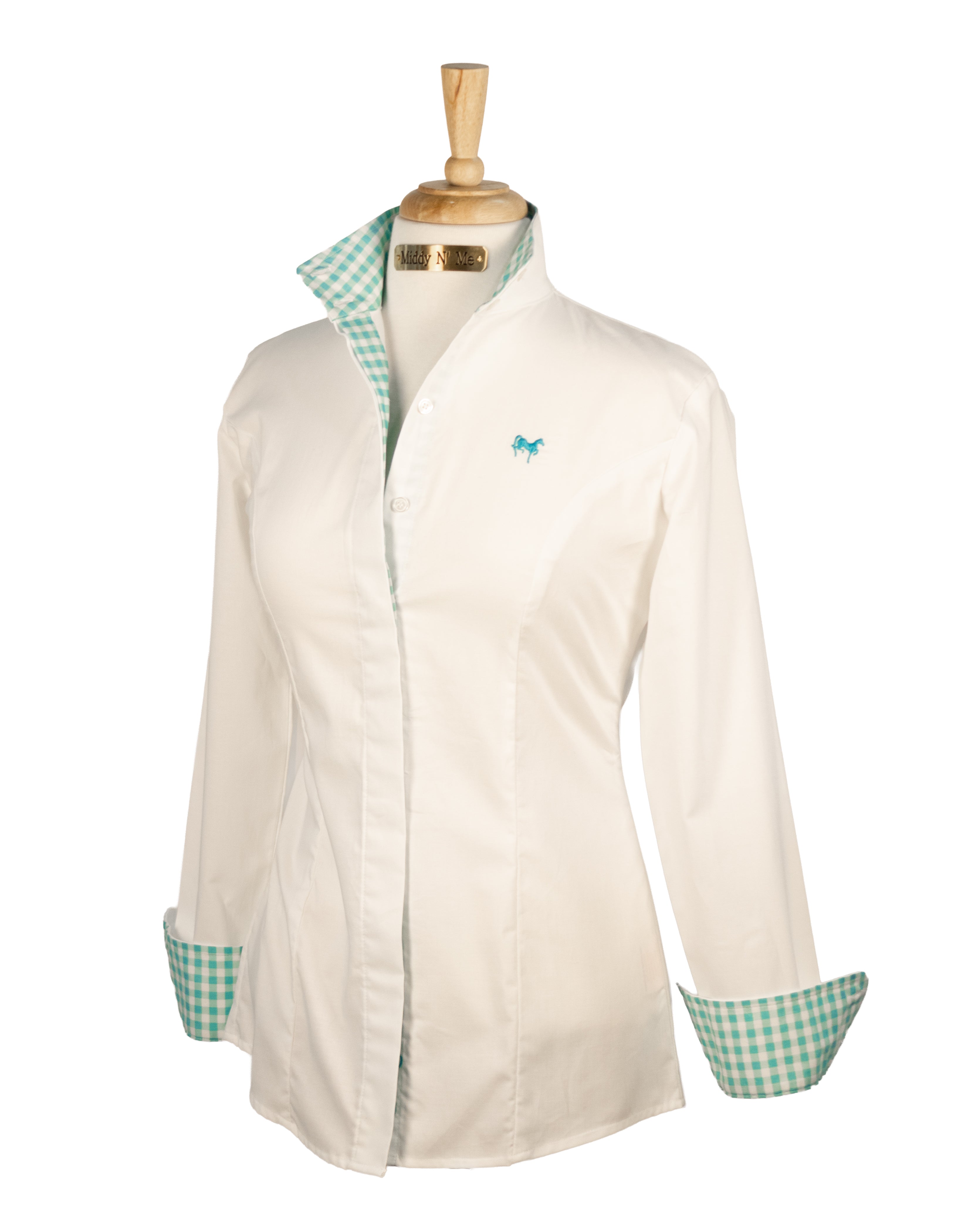 SWEET ANNIE SHIRT IN TURQUOISE