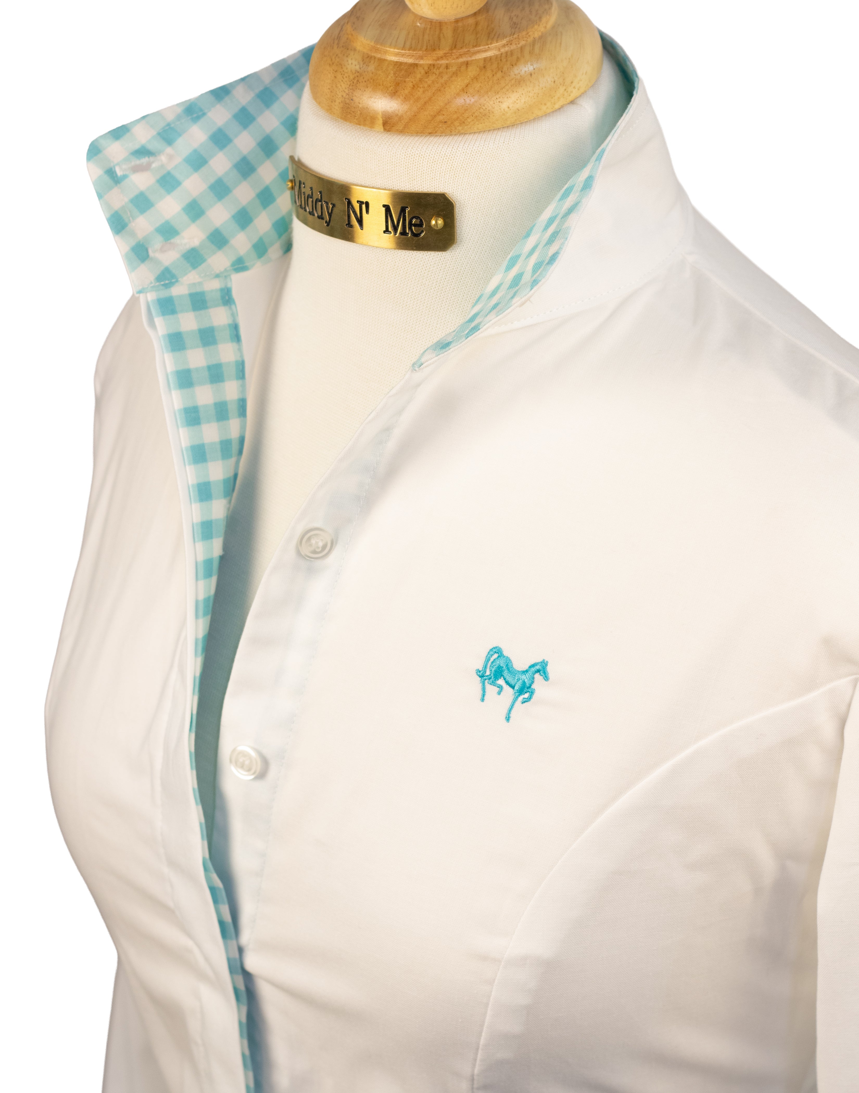 SWEET ANNIE SHIRT IN TURQUOISE