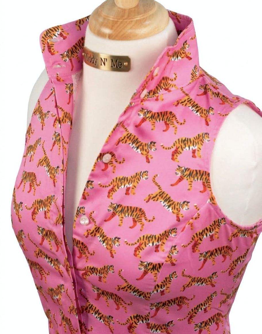 TIGER LOVE TUNIC IN ROSY
