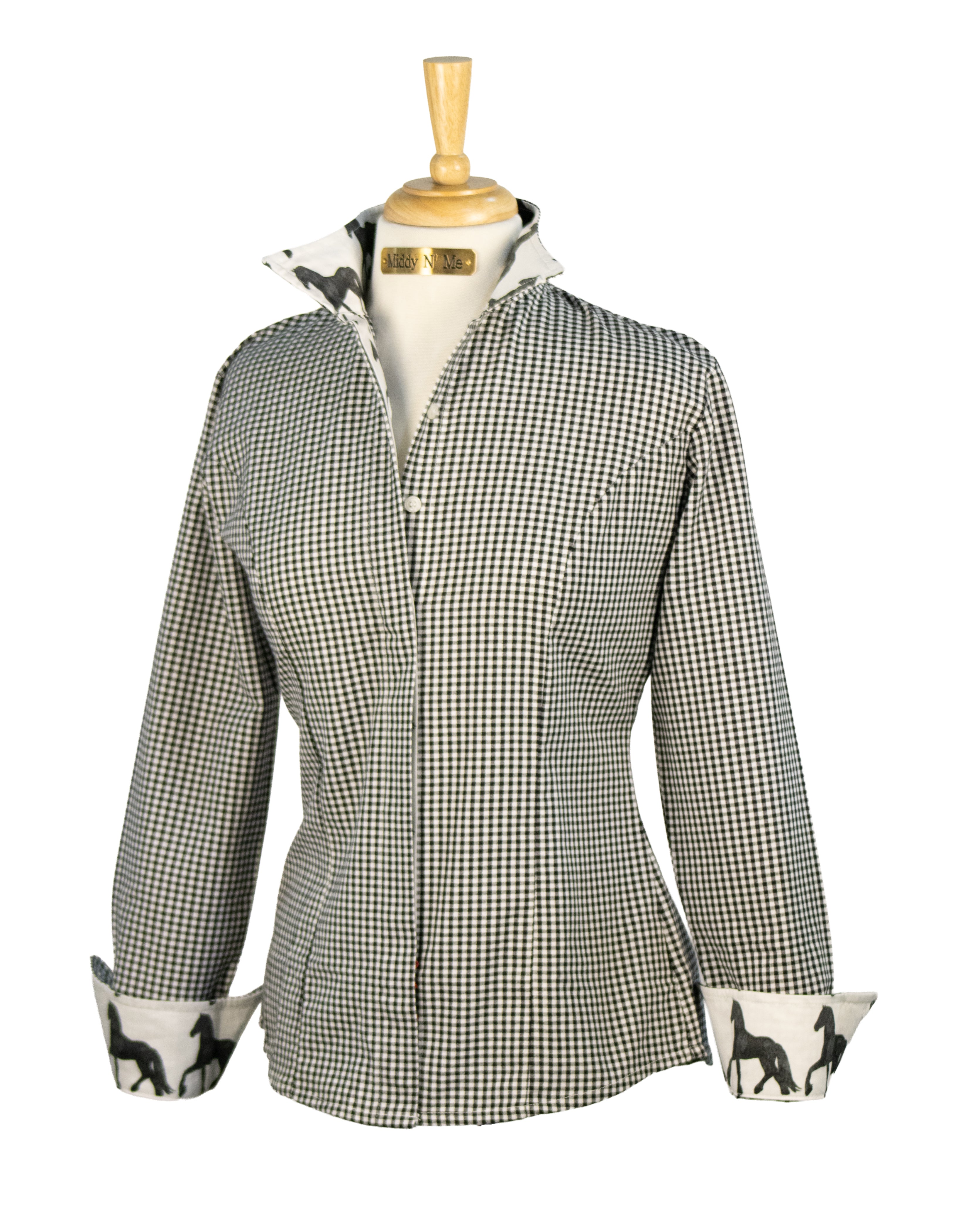 TSJESSE SHIRT IN BLACK GINGHAM