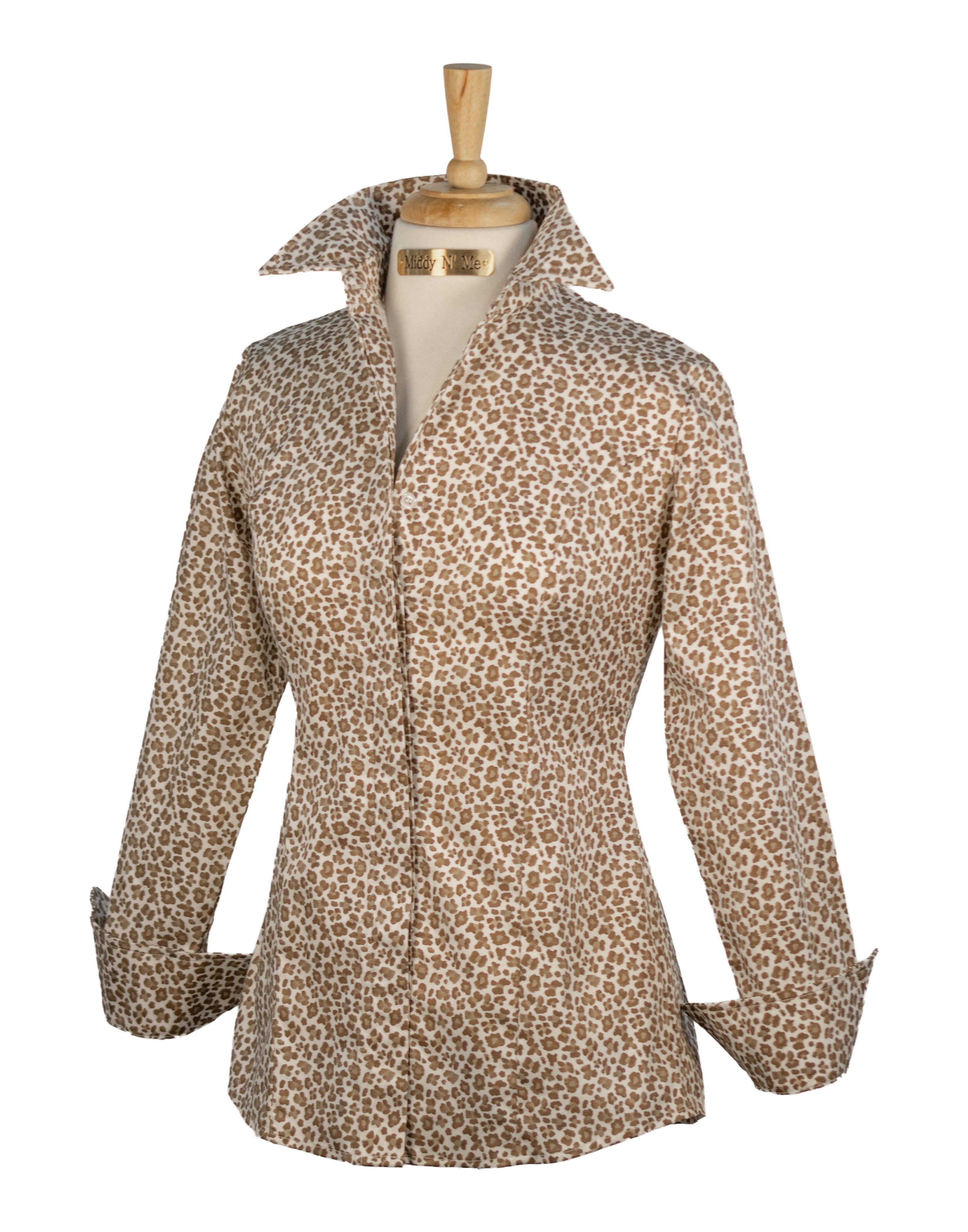 GONE WILD SHIRT IN UMBER / SIZE 4 / 28" / LONG SLEEVE